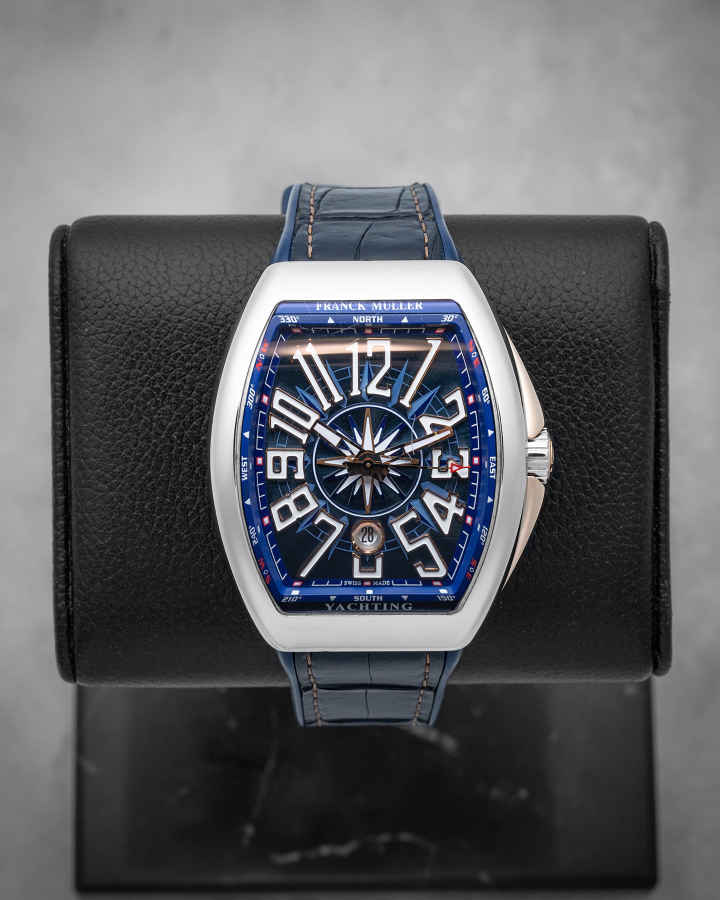 Franck Muller Vanguard V 45 SC DT YACHTING AC BL | Noahs Fine Jewelry and Watches