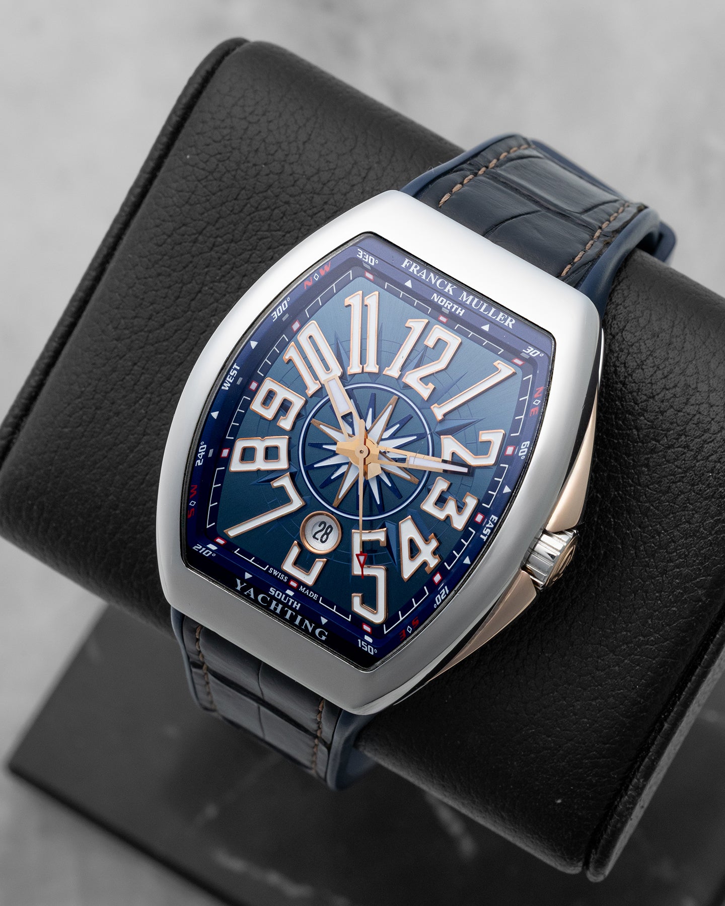 Franck Muller Vanguard V 45 SC DT YACHTING AC BL | Noahs Fine Jewelry and Watches
