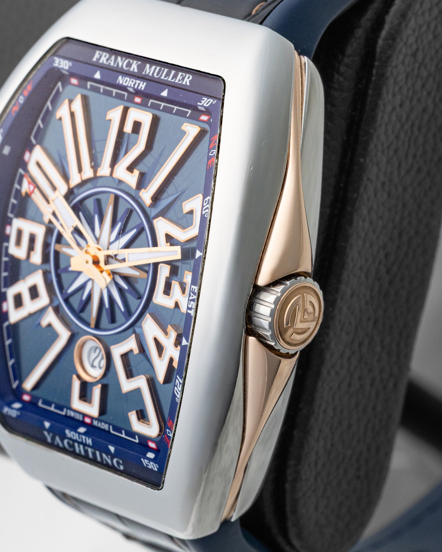 Franck Muller Vanguard V 45 SC DT YACHTING AC BL | Noahs Fine Jewelry and Watches