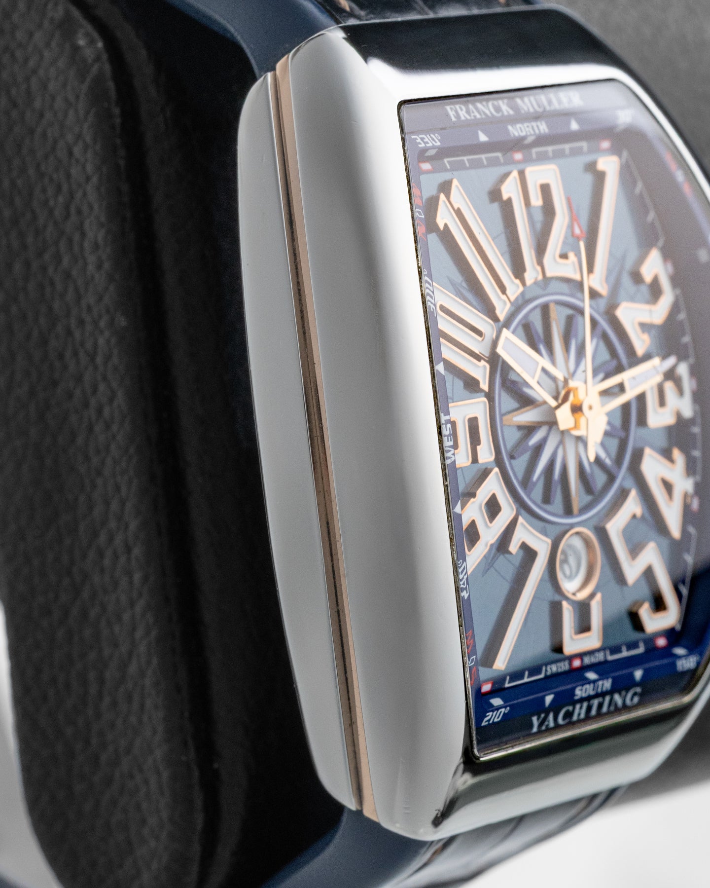 Franck Muller Vanguard V 45 SC DT YACHTING AC BL | Noahs Fine Jewelry and Watches