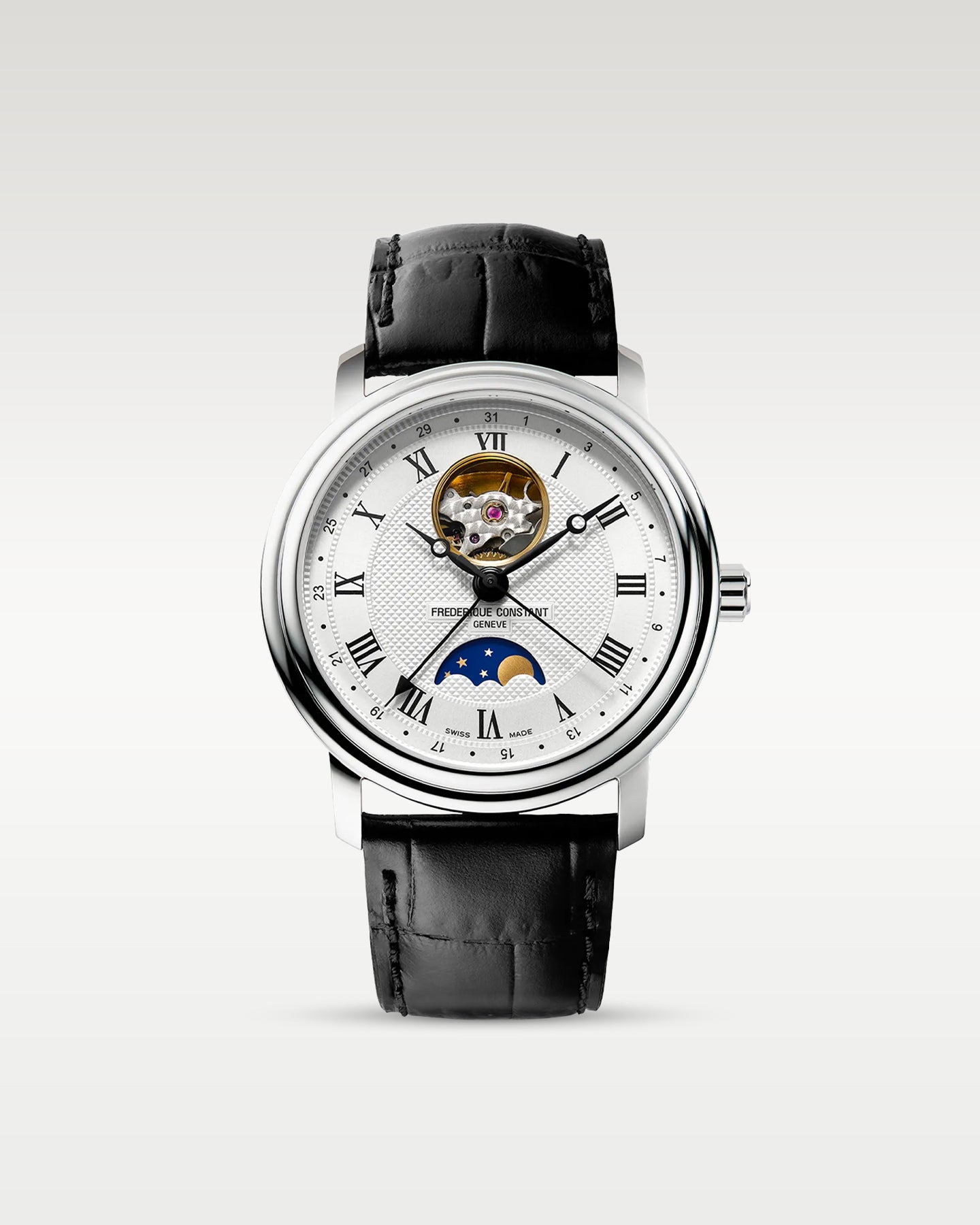 Frédérique Constant‌ Classics Heart Beat Moonphase Date FC-335MC4P6 | Noahs Fine Watches Texas