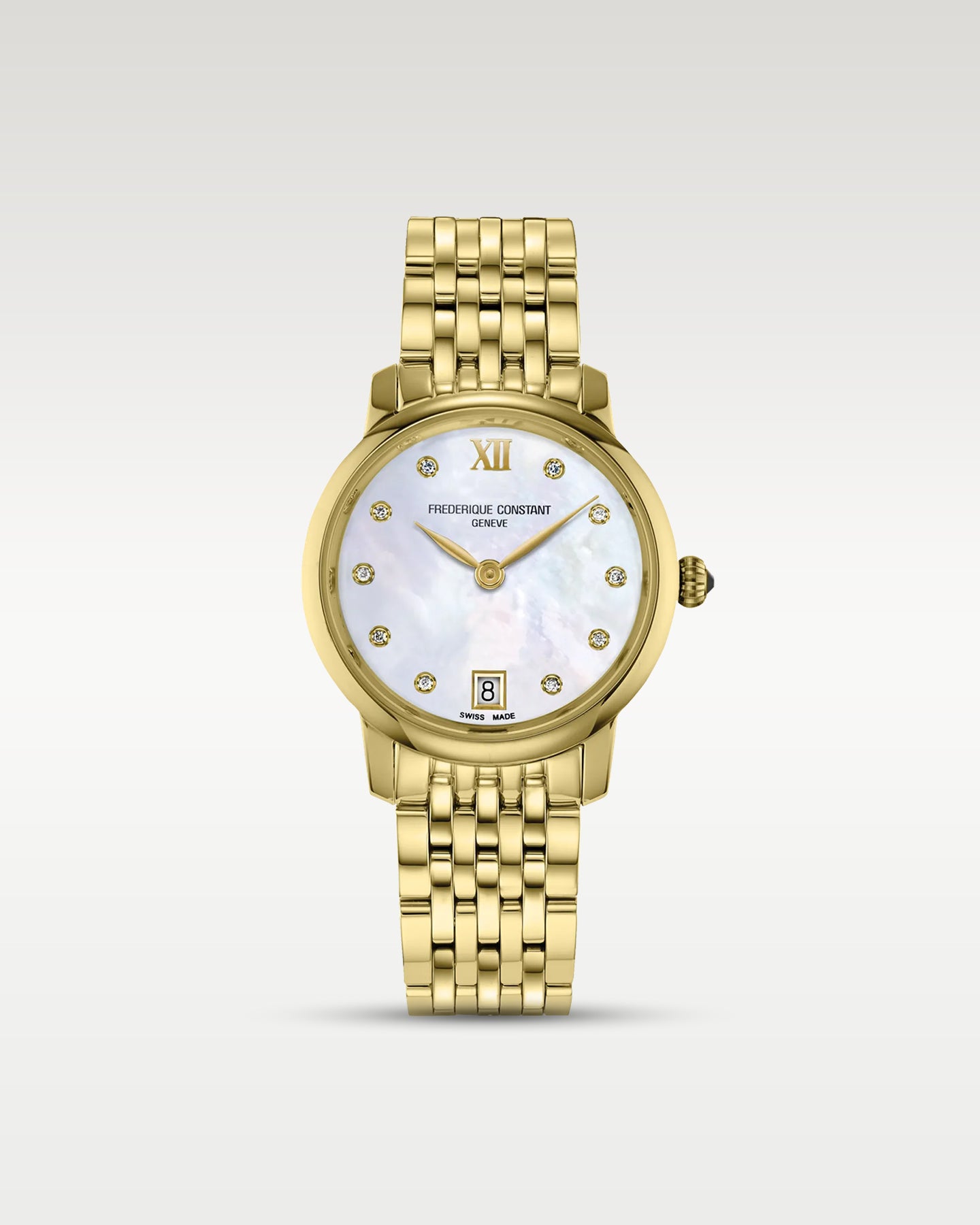 Frédérique Constant‌ Classics Slimline Ladies FC-220MPWD1S25B | Noah's Fine Watches & Jewelry