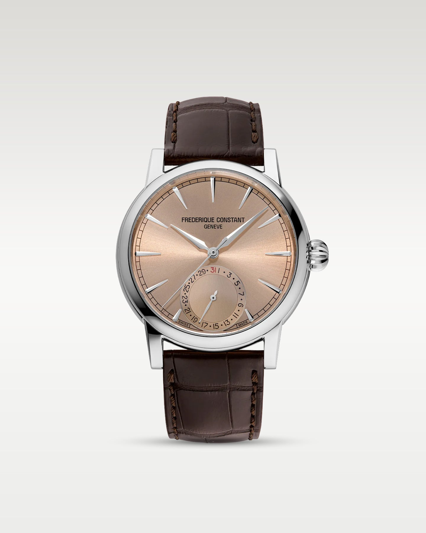 Frédérique Constant‌ Salmon Date FC-706SAL3H6 | NoahS Fine Watches & Jewelry