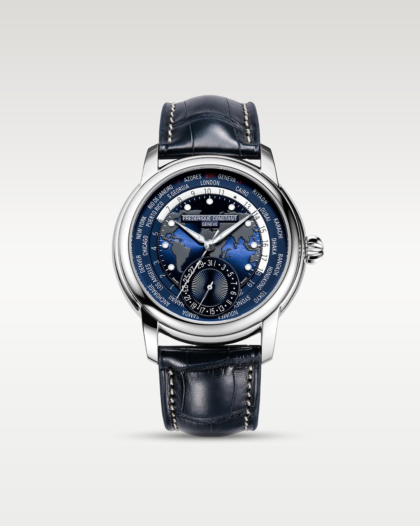 Frédérique Constant‌ Manufacture Classic Worldtimer | Noahs Fine Watches and Jewelry TX
