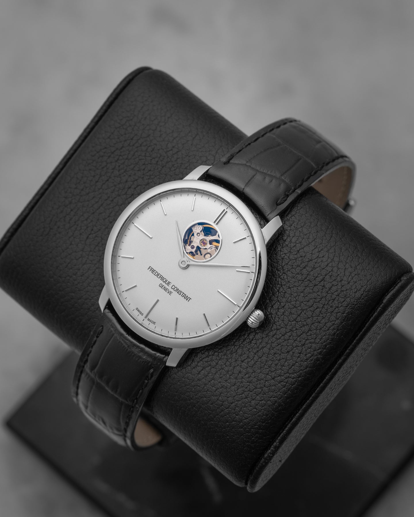 Frederique Constant Slimline Heart Beat FC-312S4S6 | Noah's Fine Watches DFW, Texas