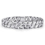 Gabriel & Co. 10mm Silver Herringbone Chain Bracelet | Noah's Fine Jewelry DFW