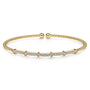Gold Bujukan Bead & Six Station Diamond Bangle | Noahs Fine Jewelry Texas