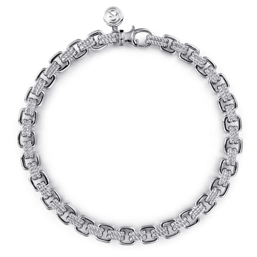 Gabriel & Co. 925 Sterling Silver Chain Bracelet | Men's Jewelry at Noah's Fine Jewelry TX