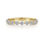 14K Yellow Gold Floating Diamond Anniversary Band | Noahs Fine Jewelry