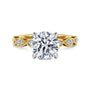 Gabriel & Co. White & Yellow Gold Marquise Accented Round Diamond Engagement Ring | Noahs Fine Jewelry