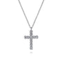 Gabriel & Co. 14K Gold Cross Diamond Pendant Necklace | Noahs Fine Jewelry