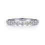 14K White Gold Devinne Floating Diamond Anniversary Band | Noahs Fine Jewelry