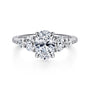 Gabriel & Co. 14K Gold Five Stone Oval Diamond Engagement Ring | Noahs Fine Jewelry