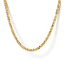 Gabriel & Co. 14K Gold 22" Hollow Wheat Chain Necklace | Noah's Fine Jewelry TX