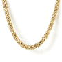 Gabriel & Co. 14K Gold 20" Hollow Wheat Chain Necklace | Noah's Fine Jewelry TX