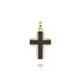 Gabriel & Co. 14K Gold Black Diamond Cross Pendant | Noah's Fine Jewelry TX