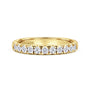 Gabriel & Co. Gold French Pavé Diamond Wedding Band | Noahs Fine Jewelry