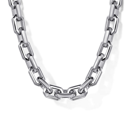 Gabriel & Co. 925 Sterling Silver 22" Link Chain Necklace | Noah's Fine Jewelry TX