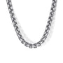 Gabriel & Co. 925 Silver 4mm Solid Round Box Chain Necklace | Noah's Fine Jewelry