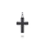 Gabriel & Co Sterling Silver Black Spinel Cross Pendant | Noah's Fine Jewelry TX