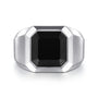 Gabriel & Co. 925 Silver Onyx Signet Ring | Men's Rings at Noahs Fine Jewelry DFW
