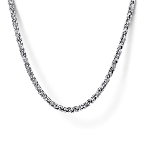 Gabriel & Co. 925 Silver Wheat Chain Necklace | Noah's Fine Jewelry Dallas