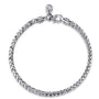 Gabriel & Co. 925 Sterling Silver Wheat Chain Bracelet | Noah's Fine Jewelry TX
