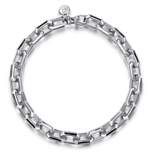 Gabriel & Co. Chain Bracelet Faceted 925 Sterling Silver | Noah's Fine Watches & Jewelry