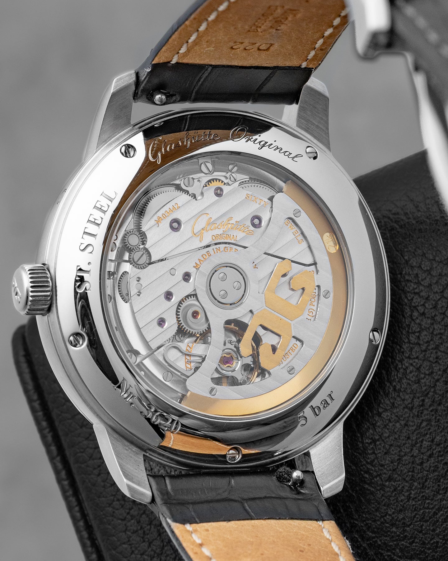 Glashütte Senator Observer 100-14-05-02-04 | Noah's Fine Watches Dallas, TX