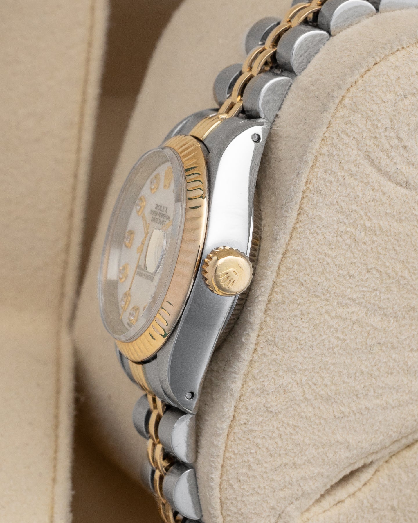 Gold Diamond Rolex Datejust Watch 69173 | Noah's Fine Watches and Jewelry Dallas