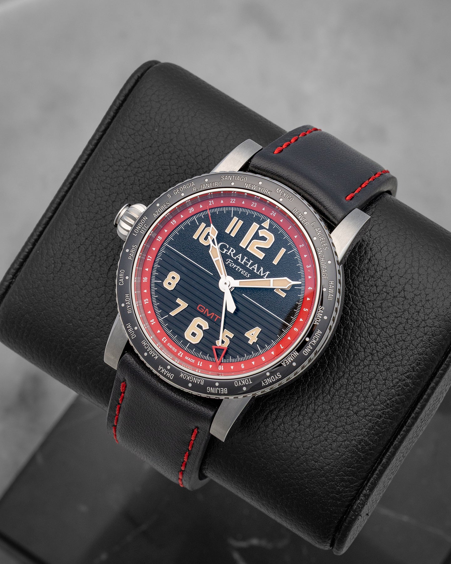 Graham Fortress City GMT 2FOBC.R01A | Noah's Fine Watches Dallas, Texas