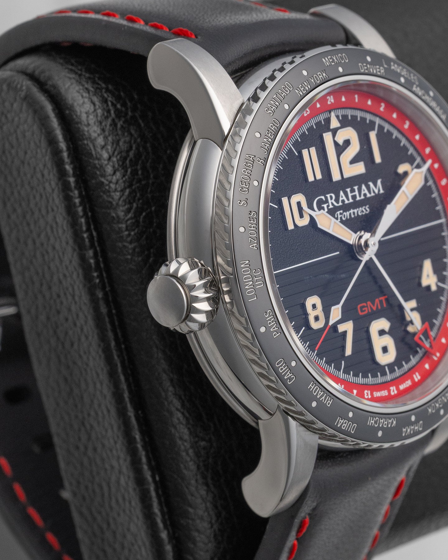 Graham Fortress City GMT 2FOBC.R01A | Noah's Fine Watches Dallas, Texas