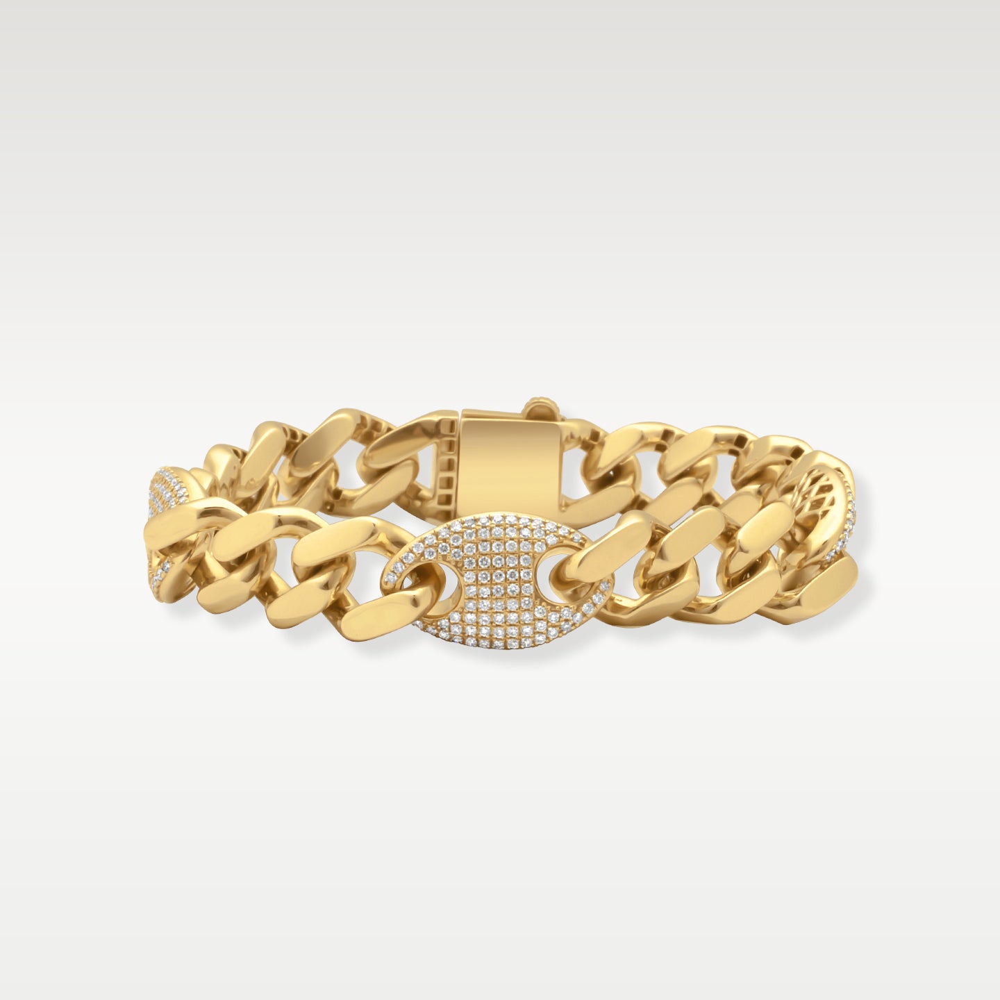 Mariner Yellow Gold Cuban Gucci Bracelet | Noah's Fine Jewelry and Watches Dallas