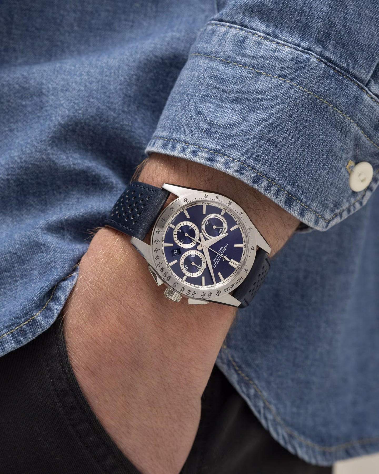 Jazzmaster Performer Autochrono H36616640 Hamilton Watch | Noah's Fine Watches and Jewelry