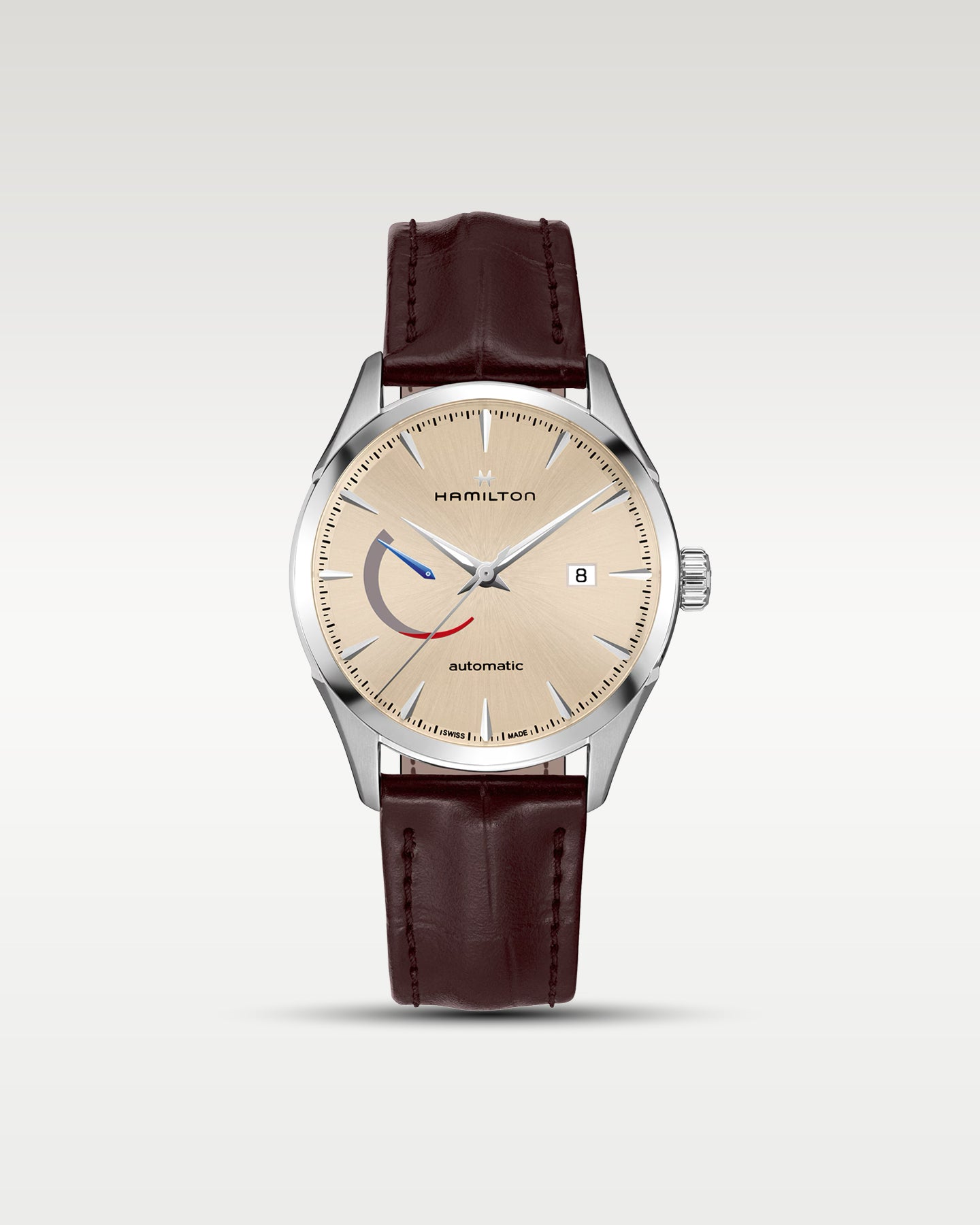 Beige Hamilton Jazzmaster Power Reserve Auto H32635521 | Noah's Fine Watches
