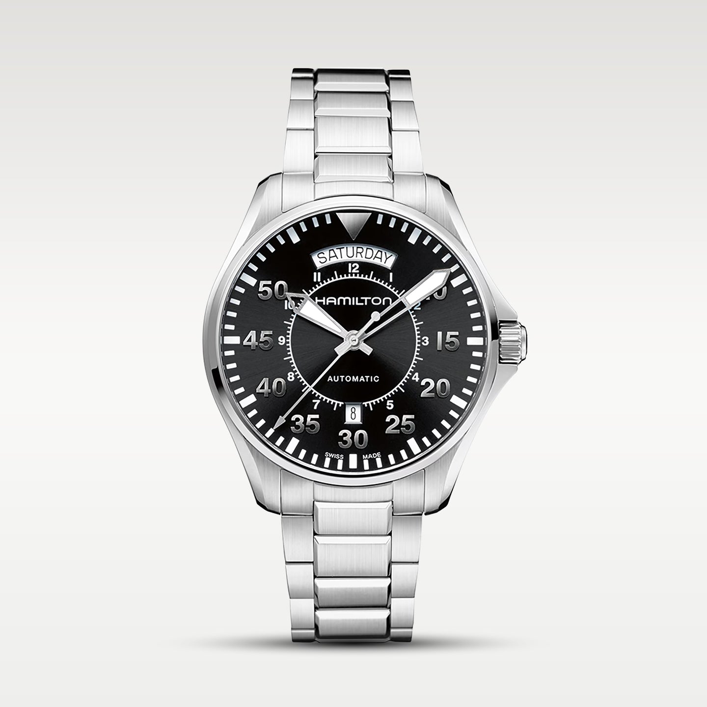 Khaki Aviation Pilot Day Date H64615135 Hamilton Watch | Noah's Fine Watches and Jewelry