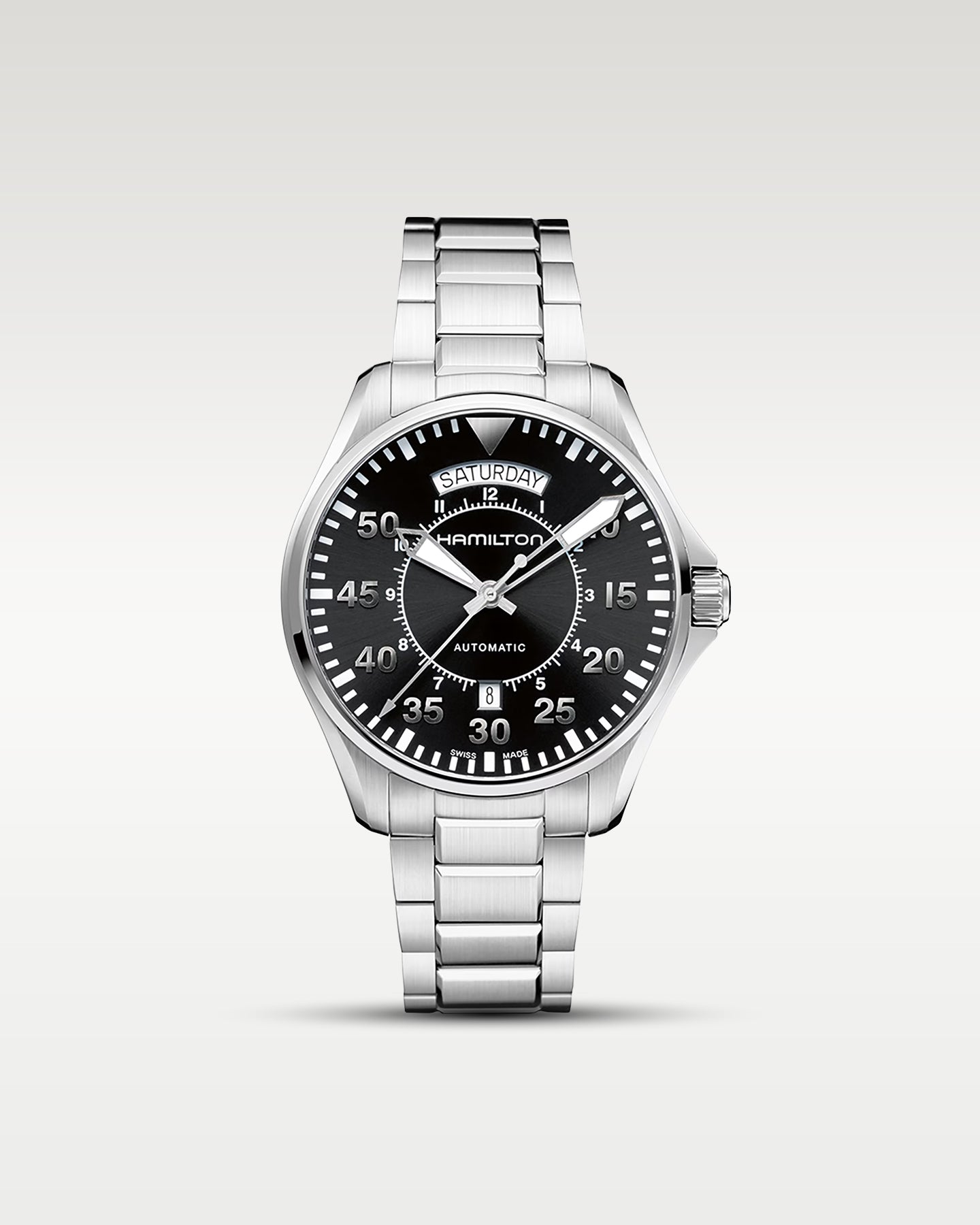 Khaki Aviation Pilot Day Date H64615135 Hamilton Watch | Noah's Fine Watches and Jewelry