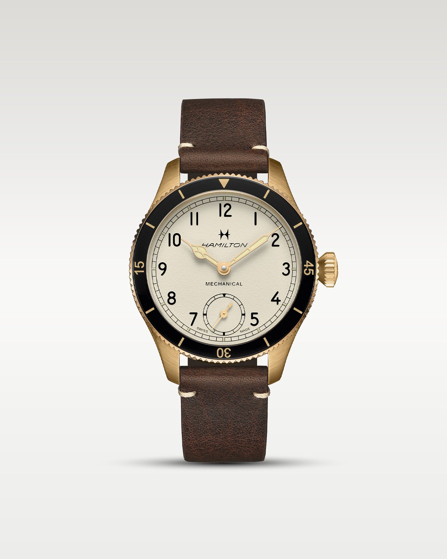 Hamilton Khaki Aviation Pilot Pioneer Mechanical Bronze H76709510 | Noah's Fine Watches