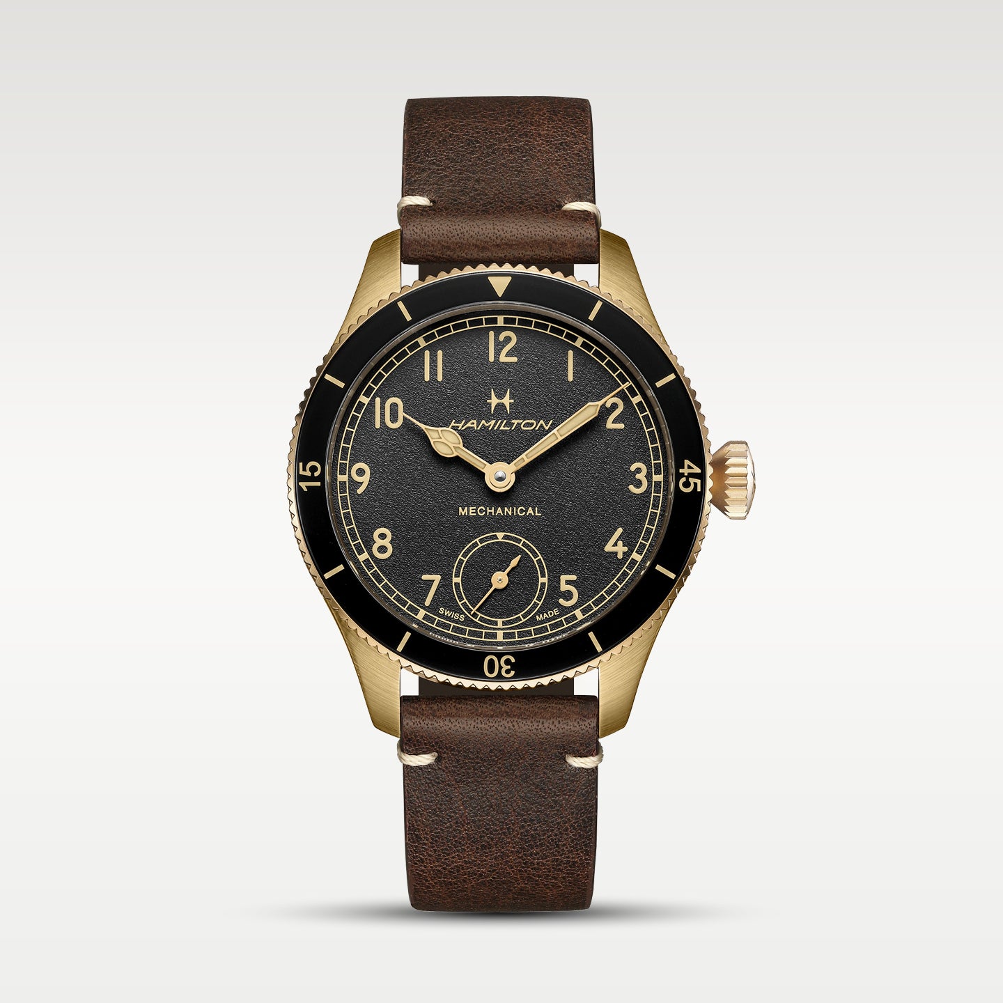 Hamilton Khaki Aviation Pilot Pioneer Mechanical Bronze H76709530 | Noahs Fine Watches