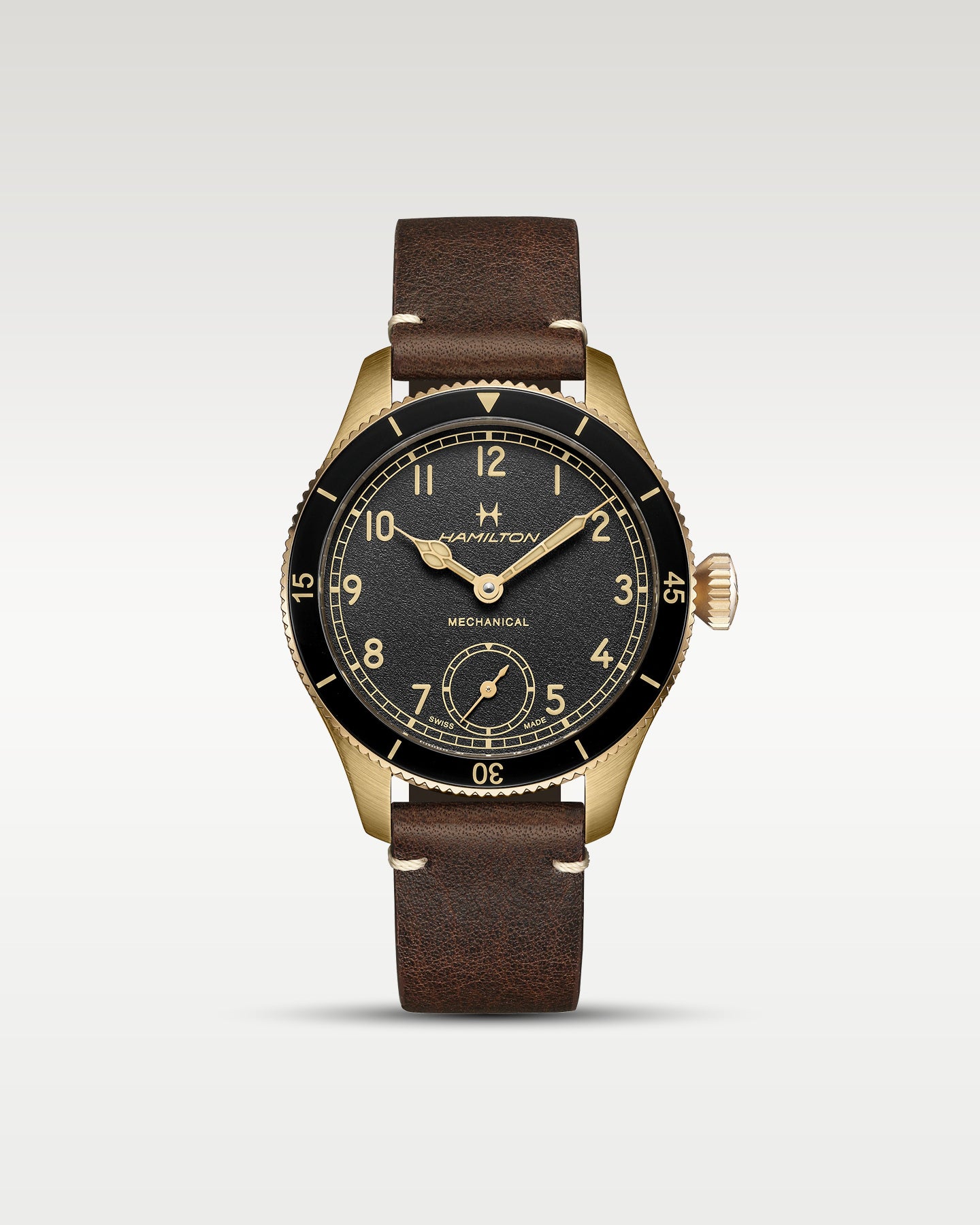 Hamilton Khaki Aviation Pilot Pioneer Mechanical Bronze H76709530 | Noahs Fine Watches