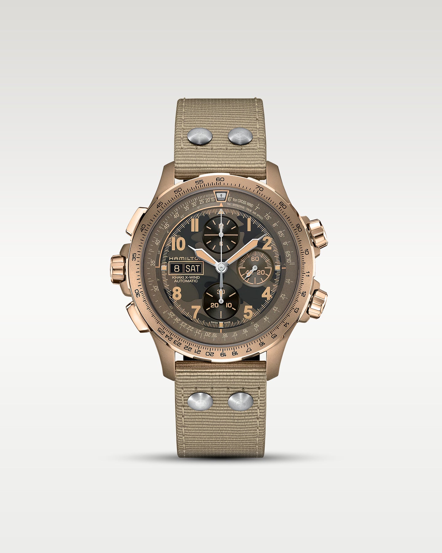 Khaki Aviation X-Wind H77916920 Beige Hamilton Watch | Noah's Fine Watches and Jewelry