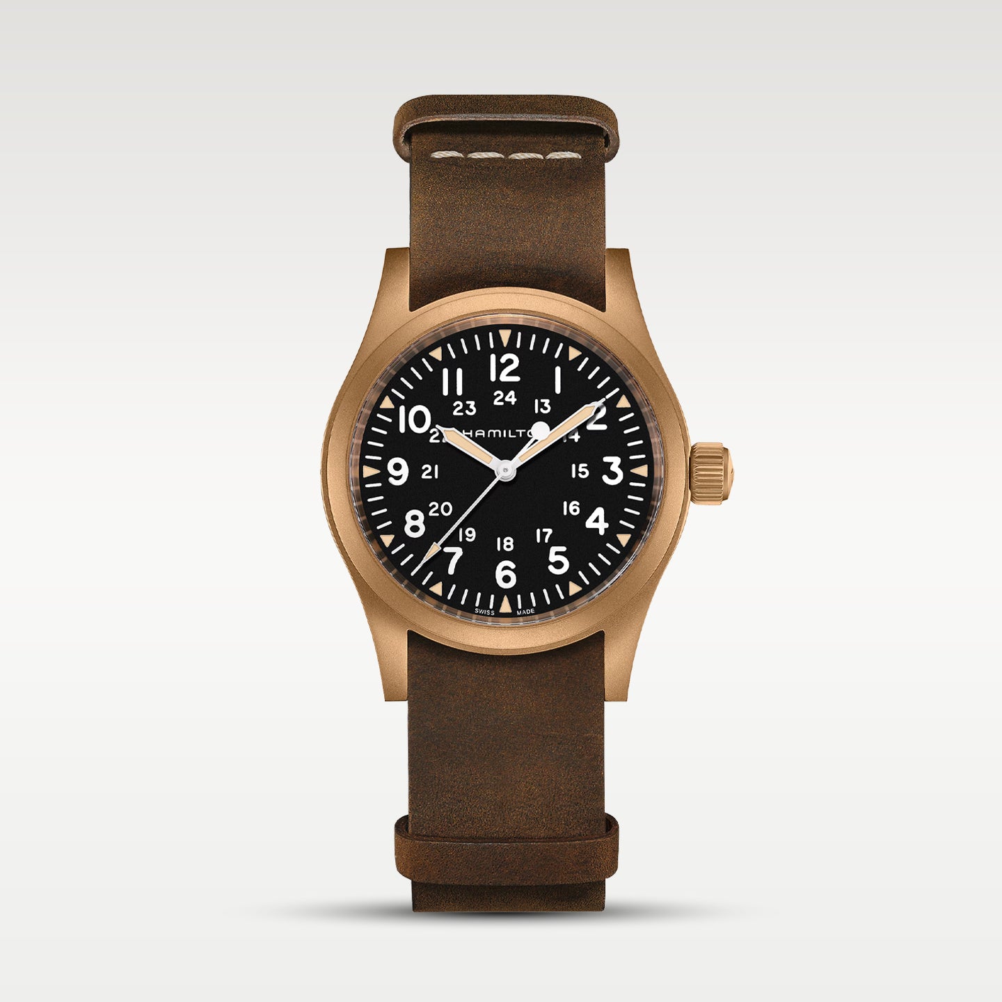 Hamilton Khaki Field Mechanical Bronze H69459530 | Noahs Fine Watches Dallas