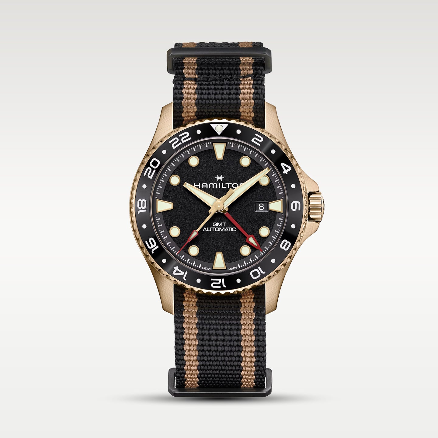 Hamilton Khaki Navy Scuba Automatic GMT Bronze | Noah's Fine Watches