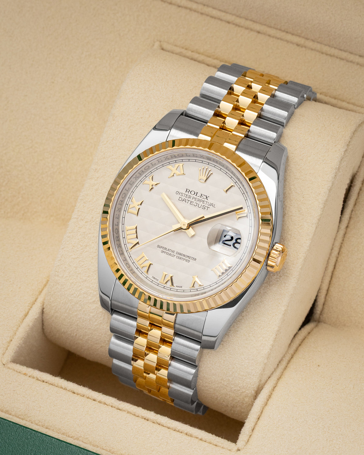 Rolex Datejust Ivory Pyramid 116233 – Noah