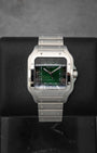 Green Cartier Santos de Cartier WSSA0062 | Noah's Fine Watches Texas