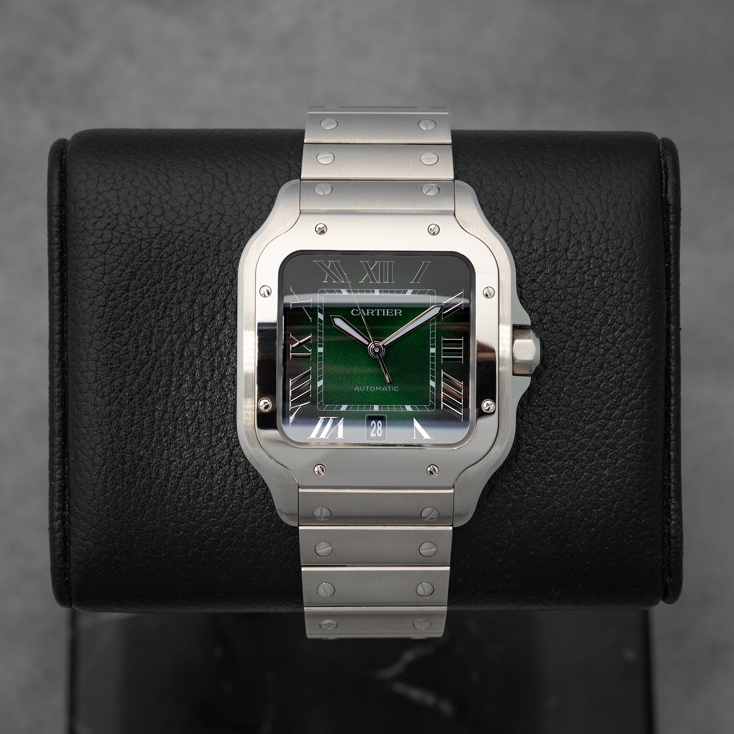 Green Cartier Santos de Cartier WSSA0062 | Noah's Fine Watches Texas