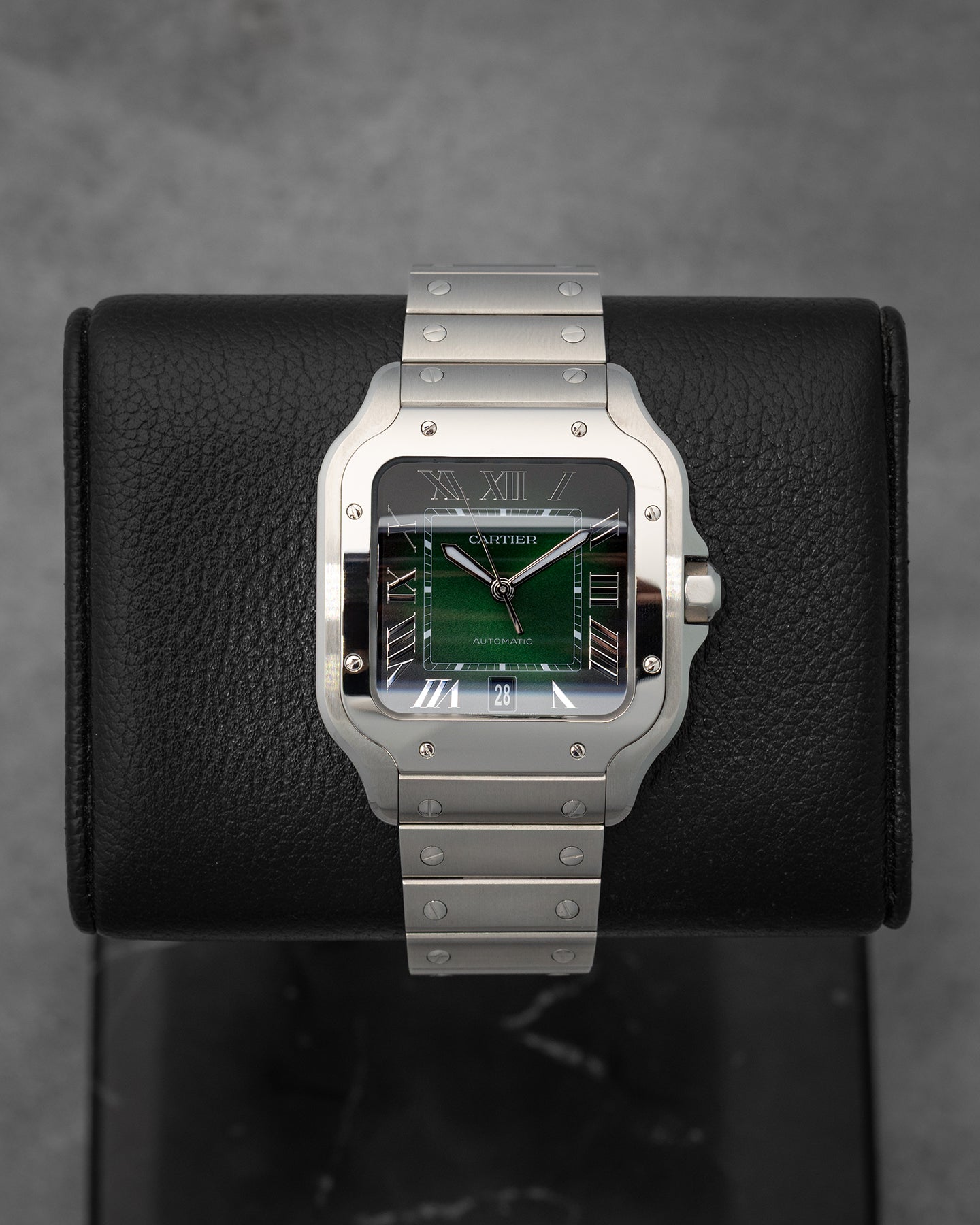 Green Cartier Santos de Cartier WSSA0062 | Noah's Fine Watches Texas