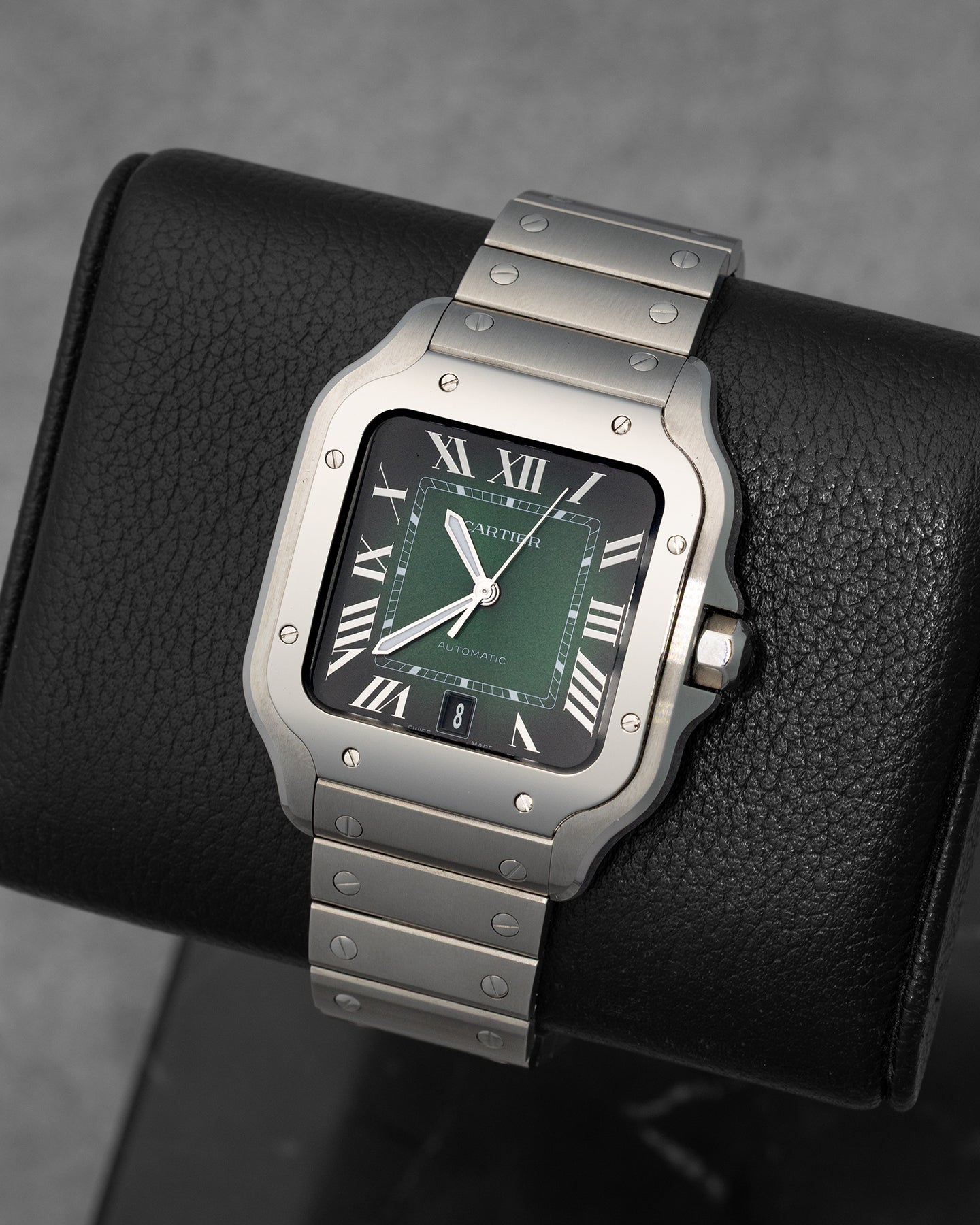 Green Cartier Santos de Cartier WSSA0062 | Noah's Fine Watches Texas