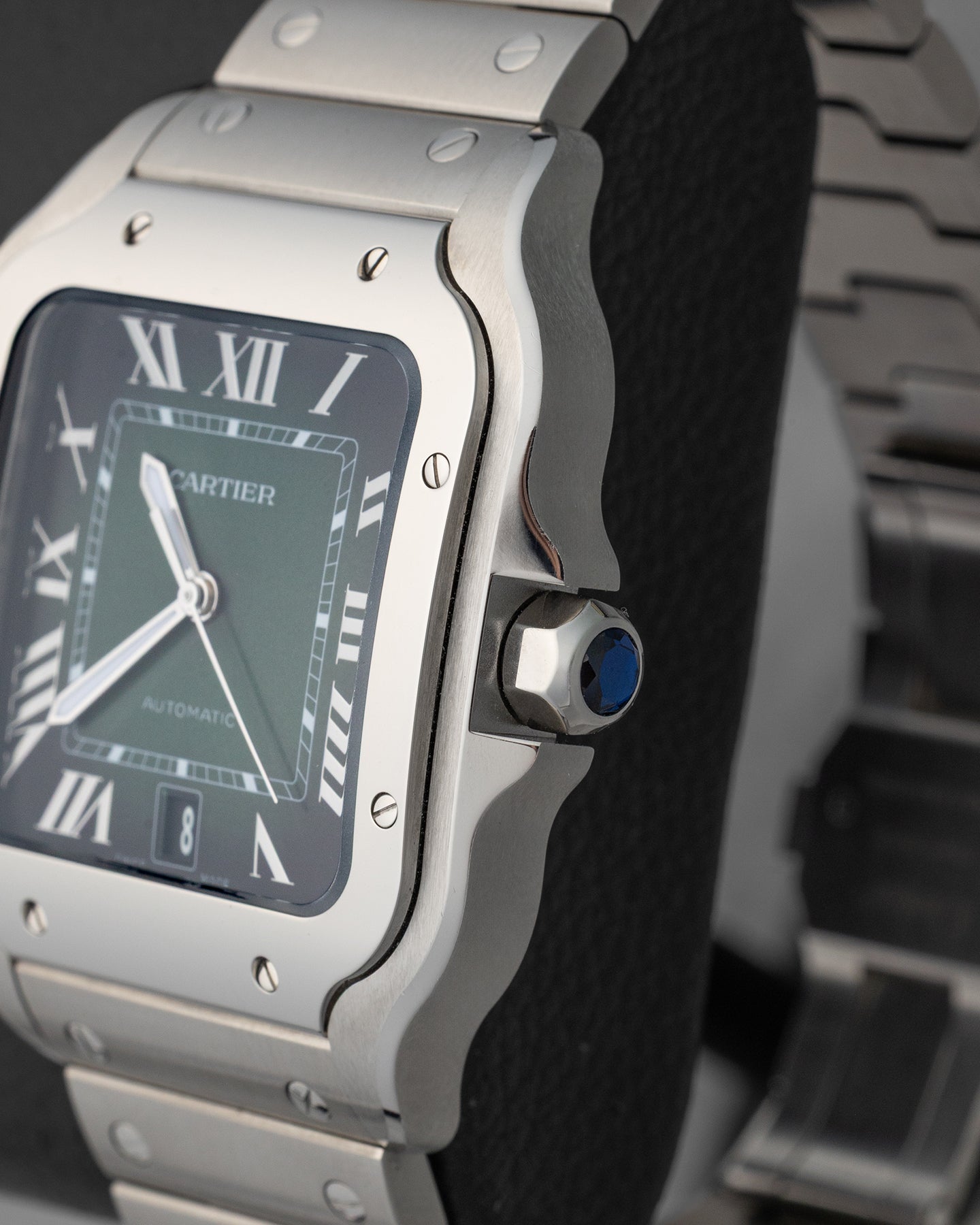 Green Cartier Santos de Cartier WSSA0062 | Noah's Fine Watches Texas