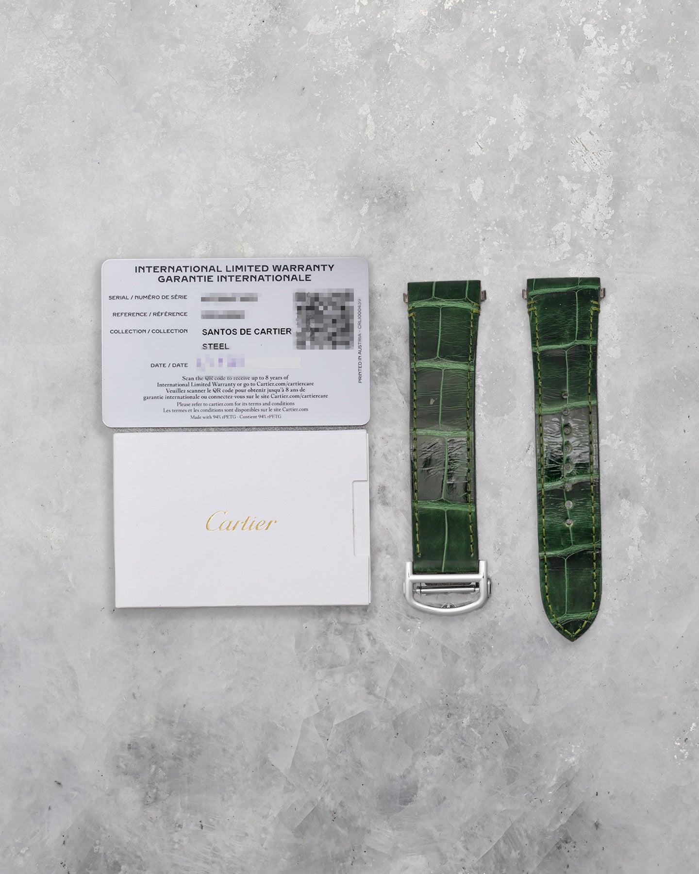 Green Cartier Santos de Cartier WSSA0062 | Noah's Fine Watches Texas